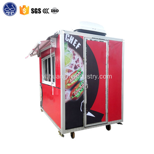 Bữa ăn sáng nhanh Xe thức ăn di động Trailer nhà bếp